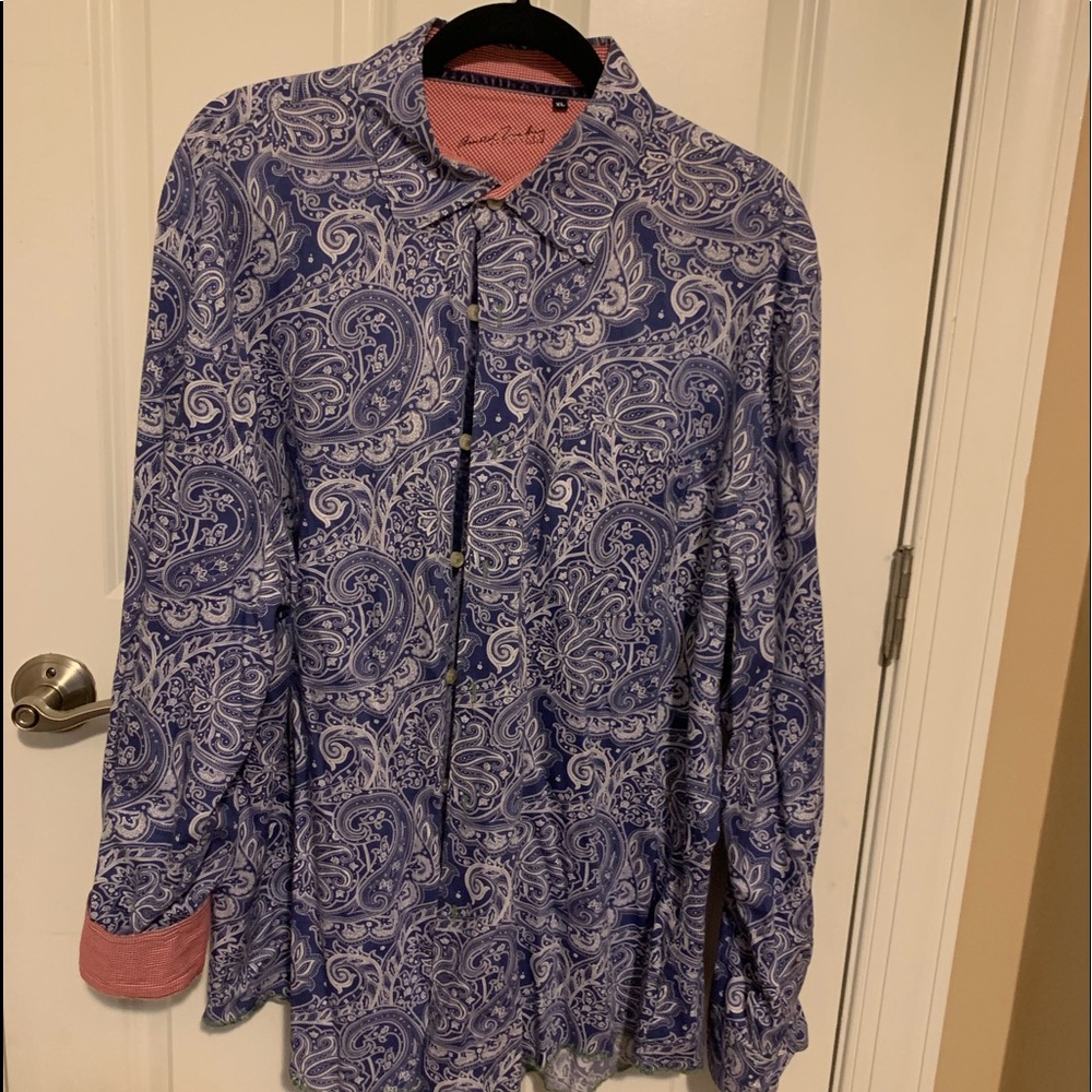 Arnold Zimberg Button Down Contrast Cuff XL